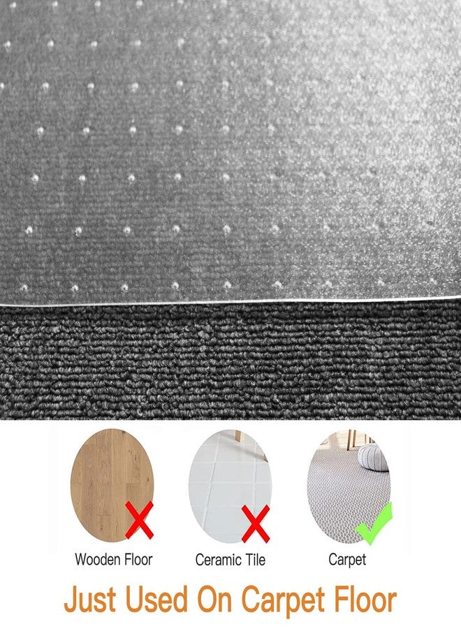 tonchean Clear Carpet Runner 72 x36 inch, Non Slip Carpet & Rug Protection, Carpet Cover for Pet Scratch Protection, Vinyl Floor Runners Prevent Carpet Rugs from Scratching Tearing Wearing - Image 2