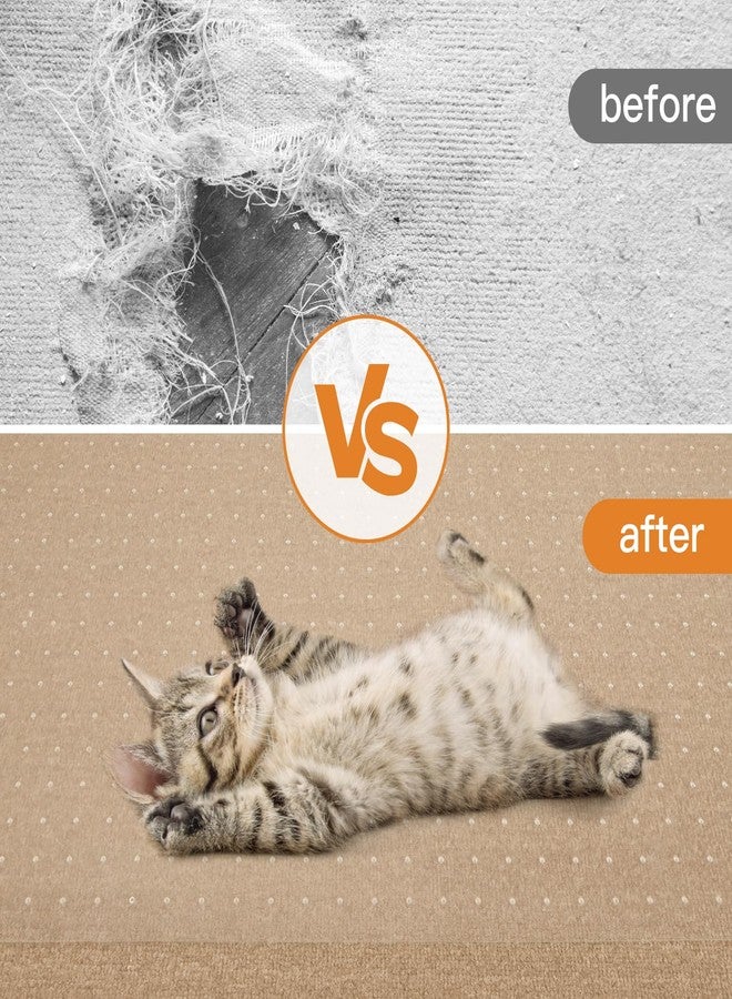 tonchean Clear Carpet Runner 72 x36 inch, Non Slip Carpet & Rug Protection, Carpet Cover for Pet Scratch Protection, Vinyl Floor Runners Prevent Carpet Rugs from Scratching Tearing Wearing - Image 5