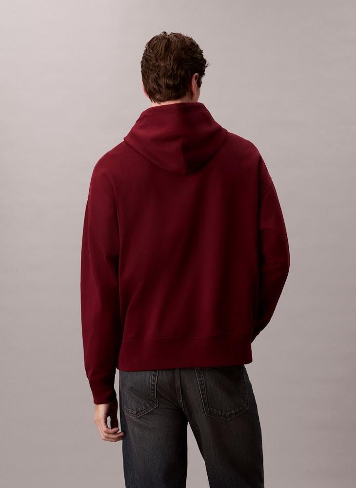 CALVIN KLEIN Long Sleeve Logo Graphic Hoodie - Image 2