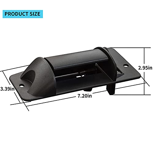 MuHize Left Driver Exterior Door Handle for 1999-2007 Chevy Silverado & GMC Sierra Extended Cab - Door Handle Direct Fit Replacement (Black) - Image 5