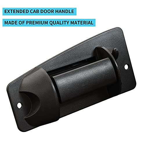 MuHize Left Driver Exterior Door Handle for 1999-2007 Chevy Silverado & GMC Sierra Extended Cab - Door Handle Direct Fit Replacement (Black) - Image 4