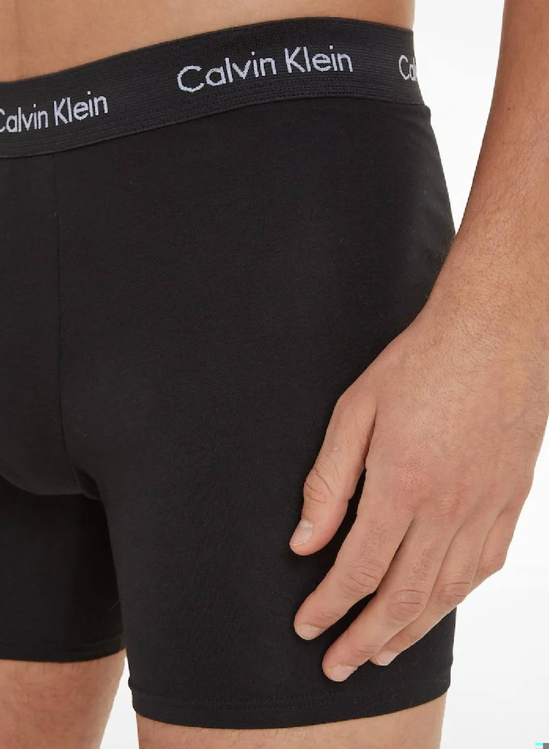 CALVIN KLEIN Cotton Stretch Boxer Brief - 3 Pack