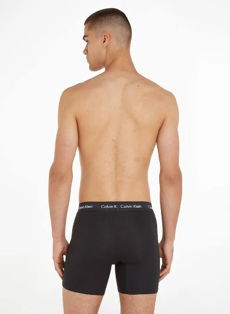 CALVIN KLEIN Cotton Stretch Boxer Brief - 3 Pack