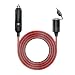 KEWIG 1224V Car Cigarette Lighter Extension Cord 26FT 16AWG Heavy Duty Extension Cable Auto DC Power Plug Connector with 15A Fuse LED Indicator for Car Vehicle Tire Pump Air Male to Female Socket - Image 2