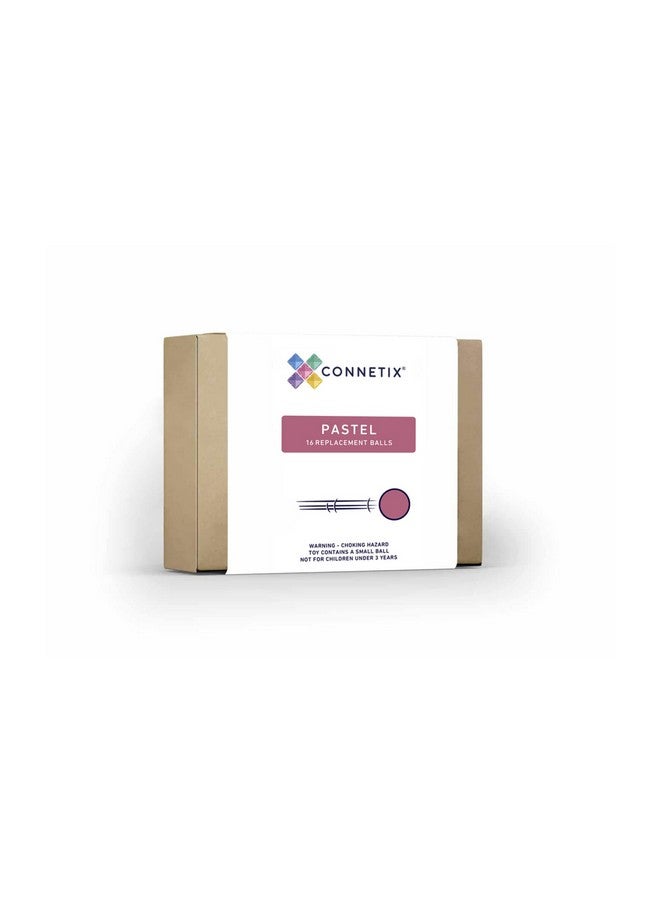 CONNETIX Pastel Replacement Ball Pack, 16 Pieces - Image 1