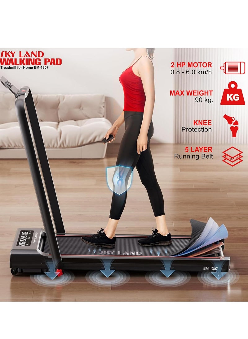 Sky Land Foldable Treadmill for Home Use| Walking Pad Treadmill with Bluetooth, Remote Control  - Image 4