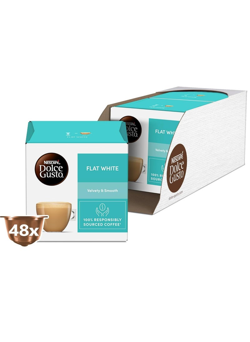 nescaf_dolce_gusto Flat white 16 Coffee Capsules 187.2g pack of 3 - Image 2