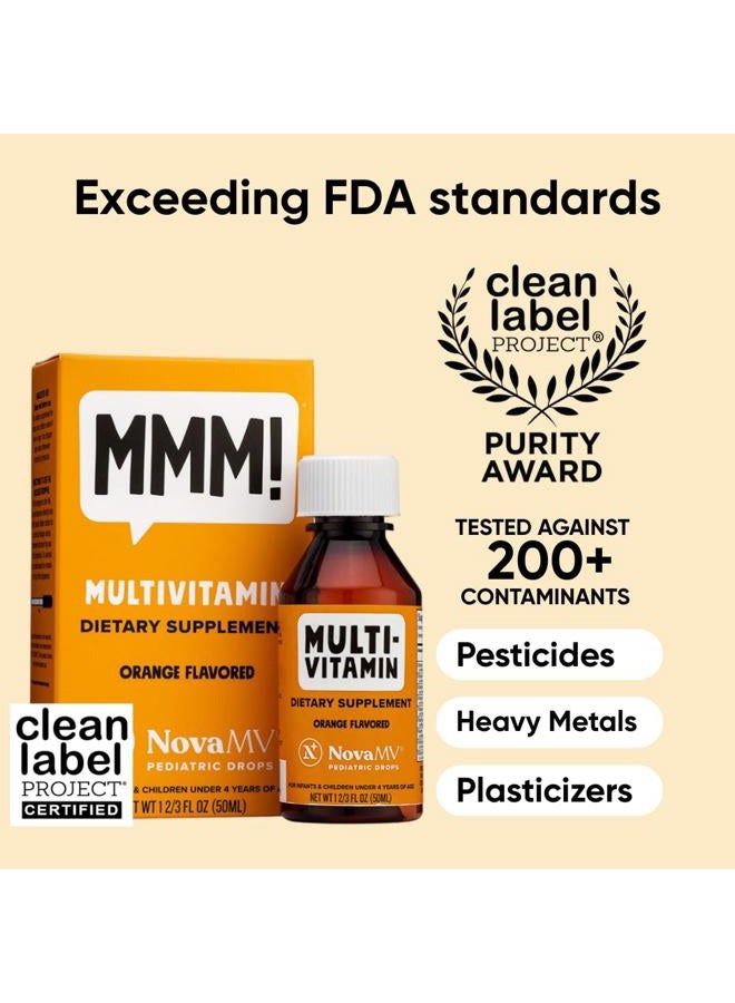 NovaFerrum NovaMV Multivitamin Supplement for Infants and Toddlers 50 mL - Image 2