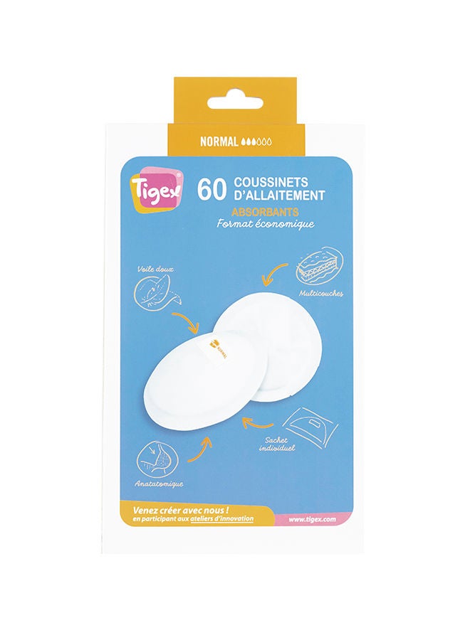 TIGEX 60 Normal Absorbent Breast Pads - Image 2