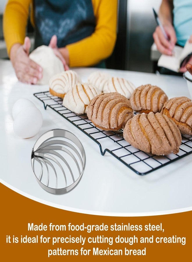 SpaceWings 4.1 Inch Concha Cutter, Concha Stamp & Conchas Donut Cutter - Ideal for Mexican Coffee, Hot Chocolate, Day of the Dead, Mexican Theme Parties, Festive & Family Gatherings - Image 4