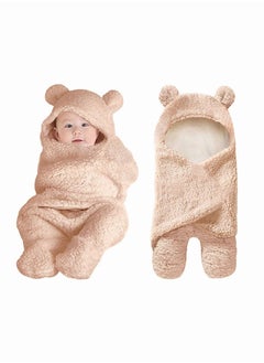 Y&D Baby Swaddle Blanket, SYOSI Ultra-Soft Plush Essential for Infants 0-6 Months, Receiving Swaddling Wrap, Ideal Newborn Registry and Toddler Boy Accessories, Perfect Girl Shower Gift (Brown)  - Image 1