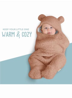 Y&D Baby Swaddle Blanket, SYOSI Ultra-Soft Plush Essential for Infants 0-6 Months, Receiving Swaddling Wrap, Ideal Newborn Registry and Toddler Boy Accessories, Perfect Girl Shower Gift (Brown)  - Image 4