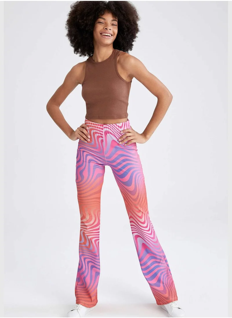 DeFacto Flare Fit Colour Block Culottes