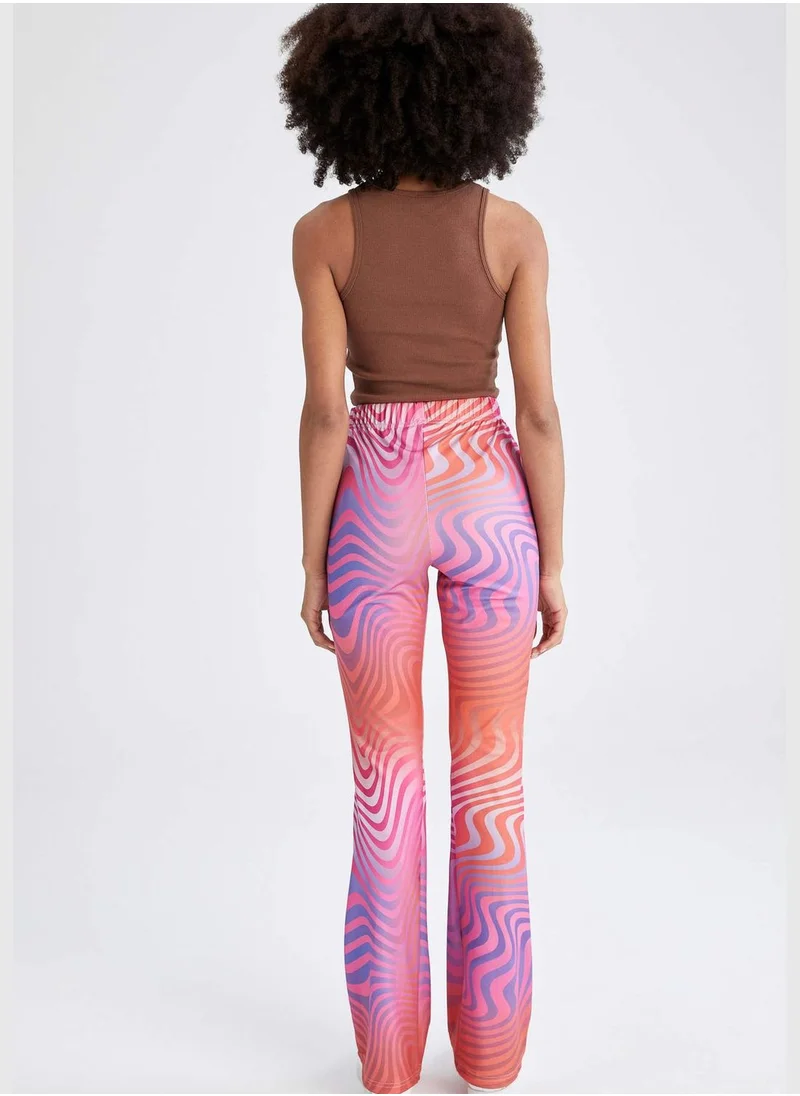 DeFacto Flare Fit Colour Block Culottes