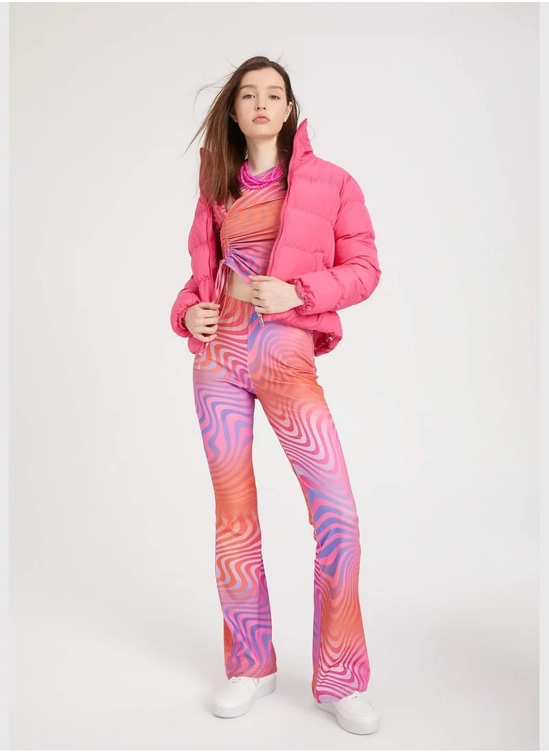 DeFacto Flare Fit Colour Block Culottes