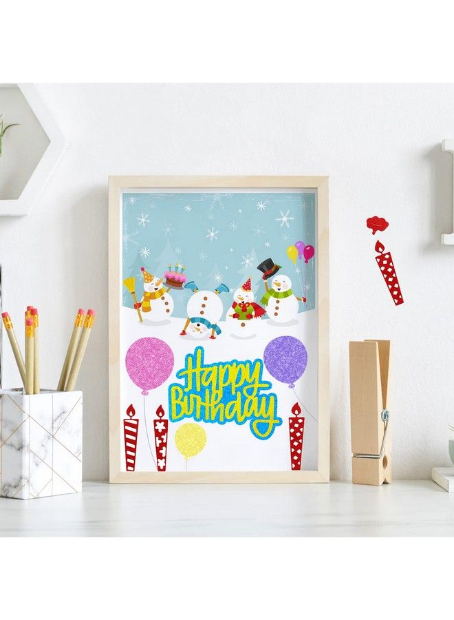 MIKIMIQI 3 Pack Birthday Metal Cutting Dies Stencils Mikimiqi Diy Craft Metal Scrapbooking Dies Cuts Happy Birthday Candle Balloons Embossing Stencils Template For Card Making Scrapbooking Craft Paper Decor - Image 5