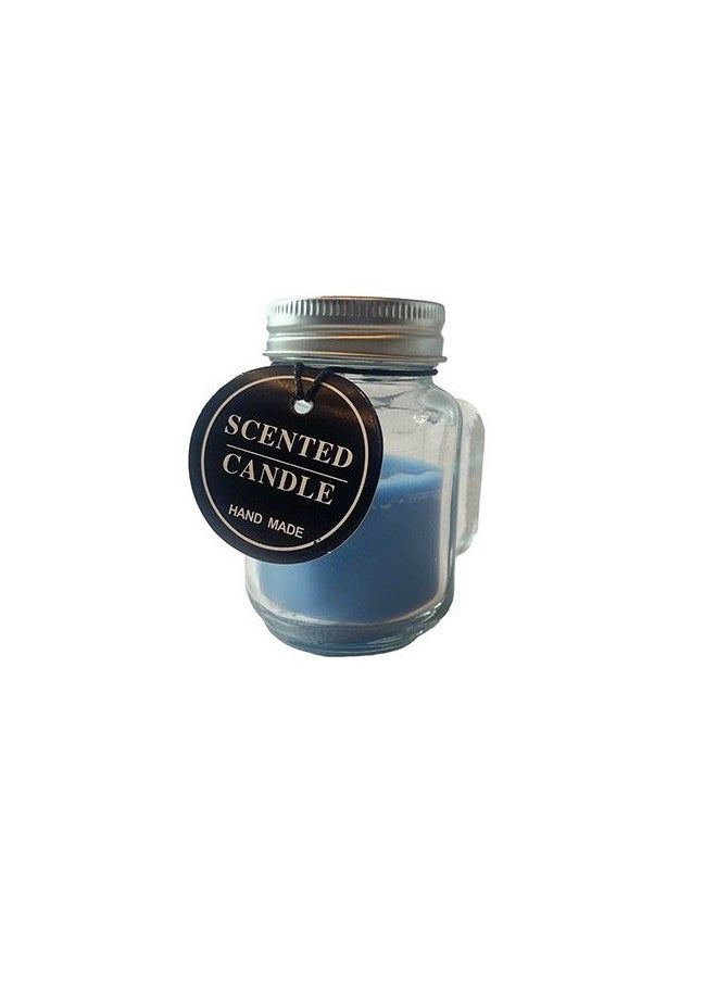 ماركة غير محددة شمع عطري  جار ازرق لشكل لديكور انيق  - Image 1