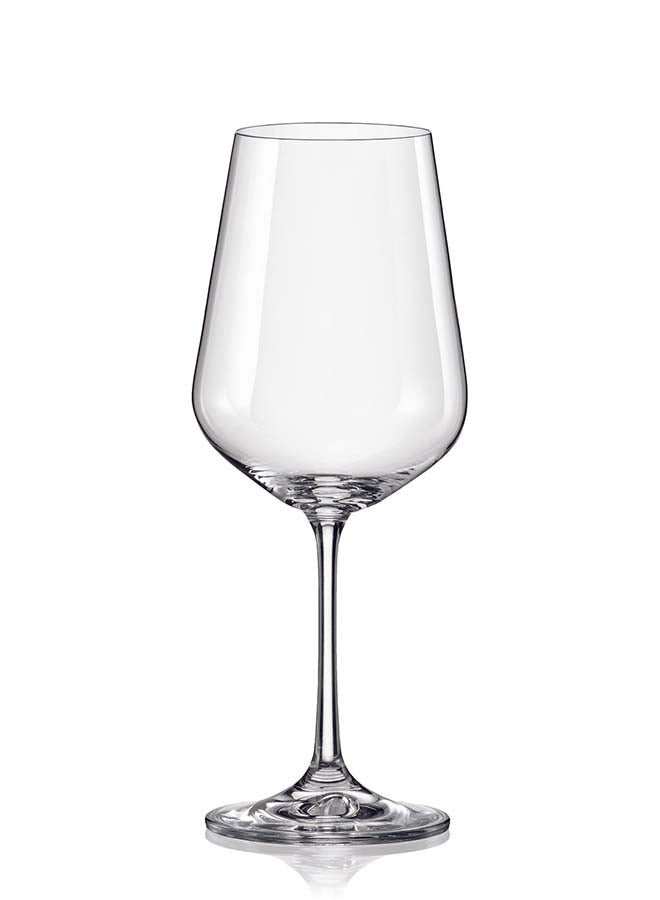 Crystalex Goblet Red Wine Glass sIesta 400ml, Crystalline