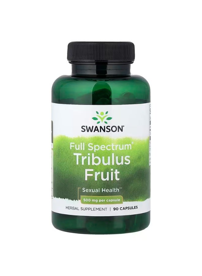 سوانسون‏, ثمار تريبولوس Full Spectrum® ، 500 ملجم ، 90 كبسولة