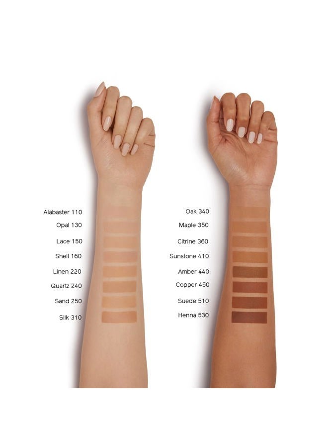 Shiseido Synchro Skin Self-Refreshing Custom Finish Powder Foundation - 24-Hour Sheer-to-Medium Buildable Coverage with Shine Control - Smudge Proof & Non-Comedogenic - Opal 130 - Image 4