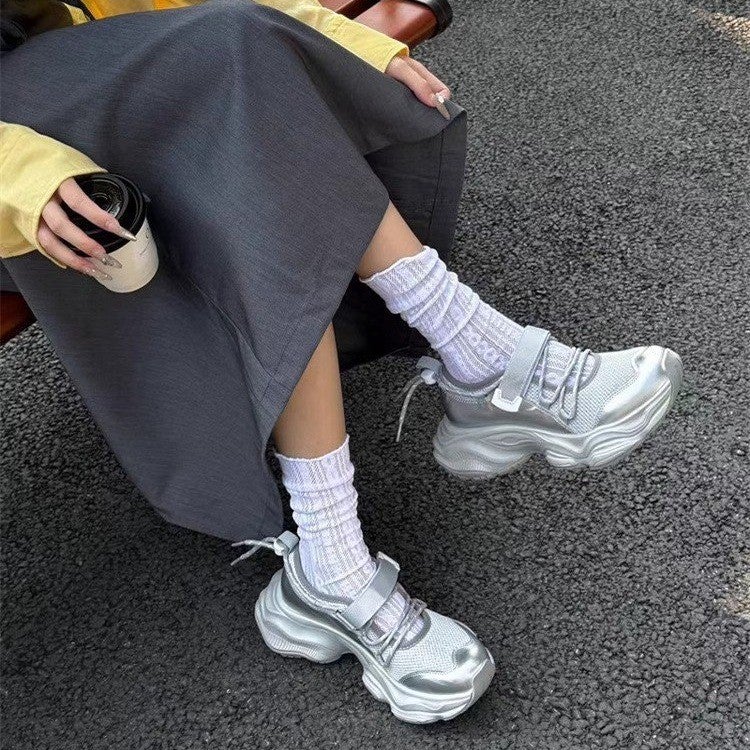 [Youshilai] 2025 Velcro Platform Sports Sandals Women'S Heightened Shallow Mouth Torre Shoes - Image 3