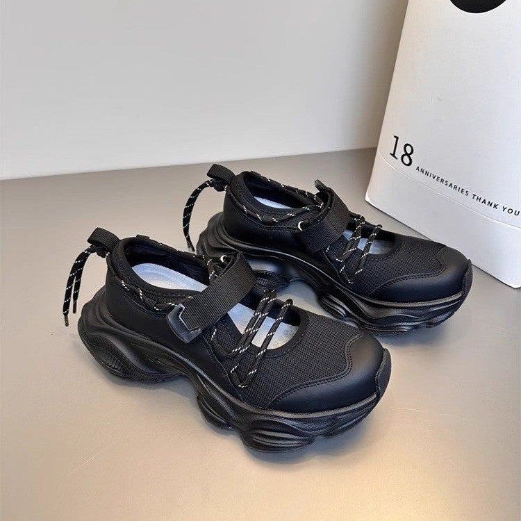 [Youshilai] 2025 Velcro Platform Sports Sandals Women'S Heightened Shallow Mouth Torre Shoes - Image 4