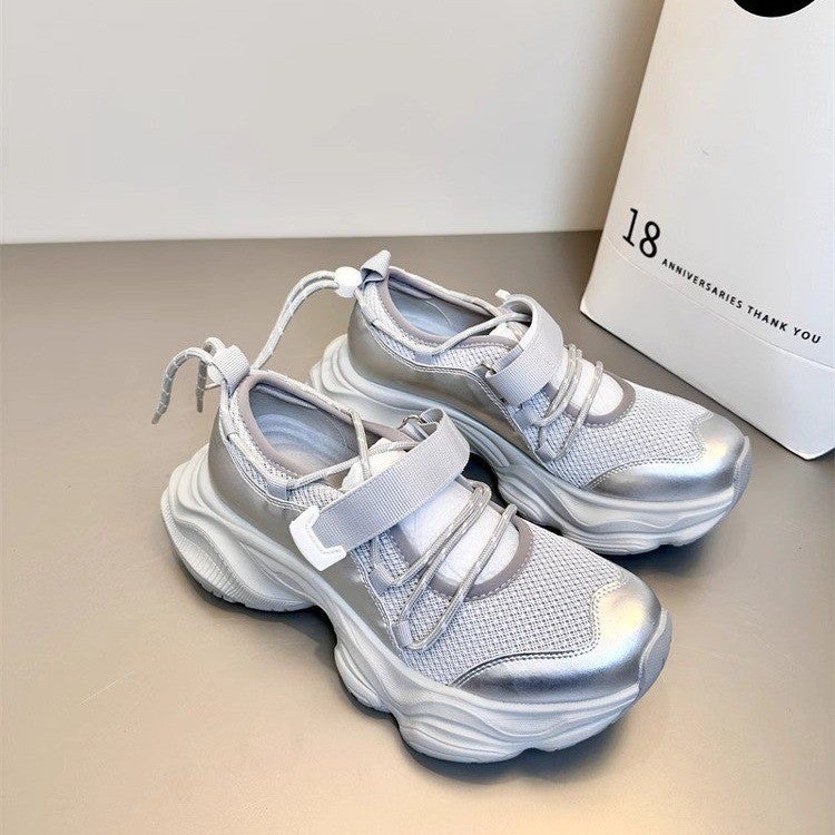 [Youshilai] 2025 Velcro Platform Sports Sandals Women'S Heightened Shallow Mouth Torre Shoes - Image 5