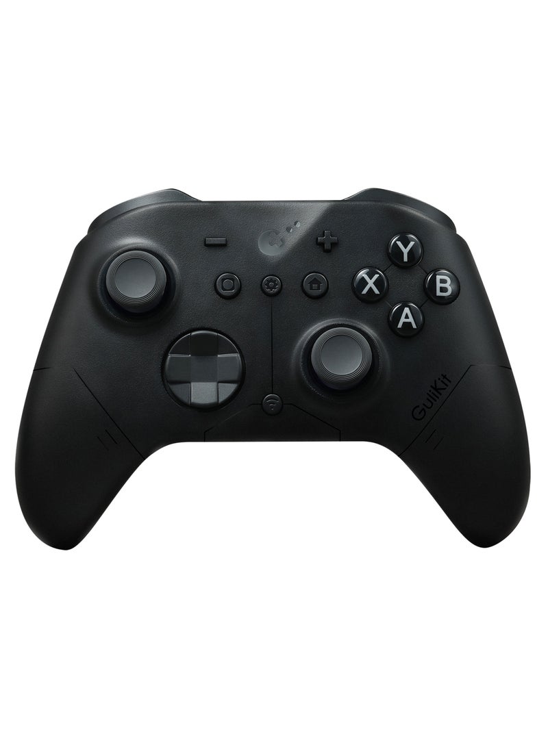GuliKit ES Pro Black  Fastest Wireless Controller for Windows PC , Android & IOS, Nintendo Switch 2 / Switch – TMR Joysticks (Anti-Drift, 4,000-Level Precision), 1000Hz Wired on PC, 730Hz Low-Latency Bluetooth (3.25ms), 256-Level Hall Triggers, Gyro, Turbo, 950mAh Battery. - Image 1