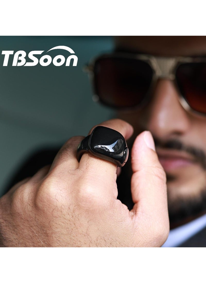 TBSoon - Fashion Multifunctional Smart Ring, Counter Ring, Watch Ring, 5 Time Reminders, Direction Indicator, Large Battery, OLED Display, Alarm Clock, Fashion, Cool - Image 1