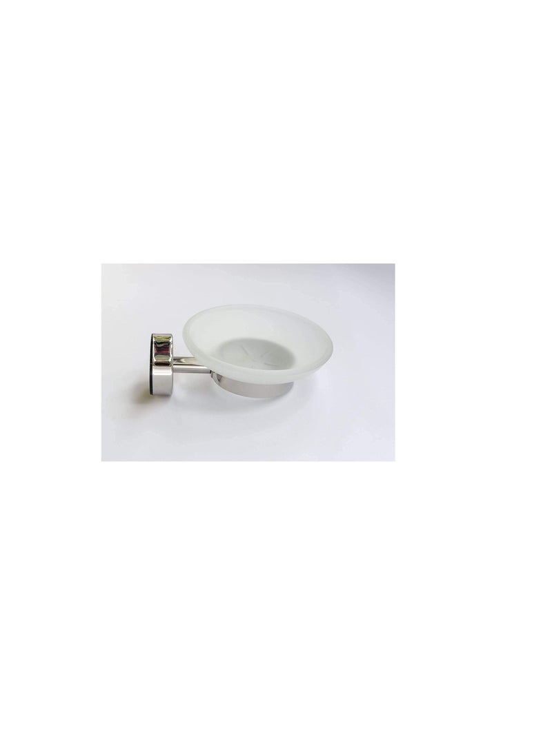 ABBASALI Soap Dish Wall Mounted Chrome Plated Brass Finish Soap Holder  - Image 1