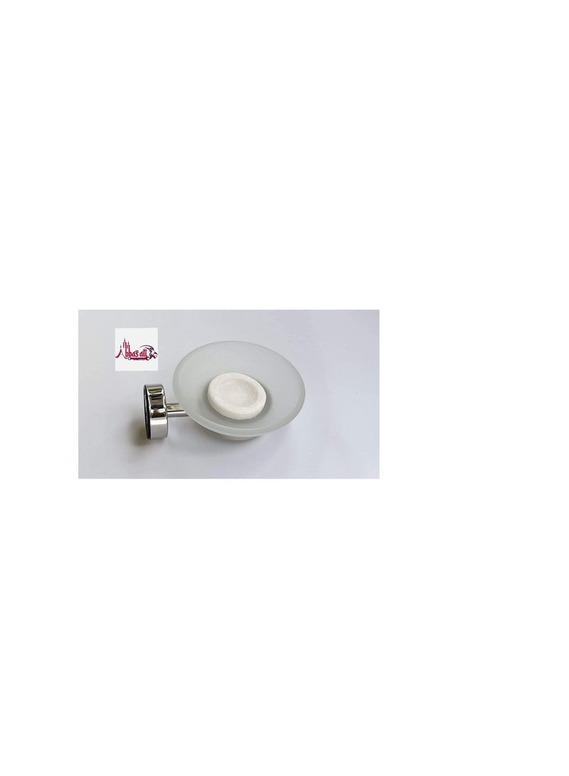 ABBASALI Soap Dish Wall Mounted Chrome Plated Brass Finish Soap Holder  - Image 2