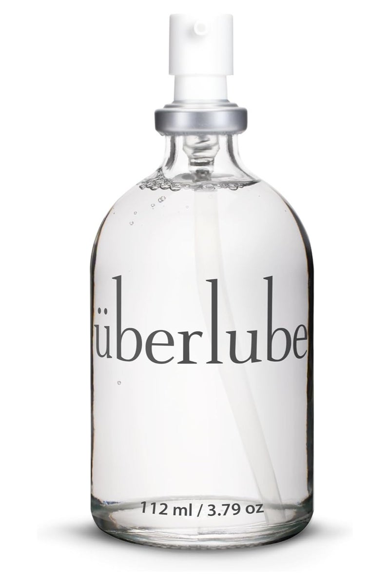 أوبر لوب زيوت تشحيم سيليكون Uberlube | التشحيم الشخصي لوب السيليكون الآمن من اللاتكس | لوب الجنس غير المعطر للأزواج ، بدون نكهة ، بدون بقايا ، يعمل تحت الماء - 100 مل (3.8 أونصة سائلة) - Image 1