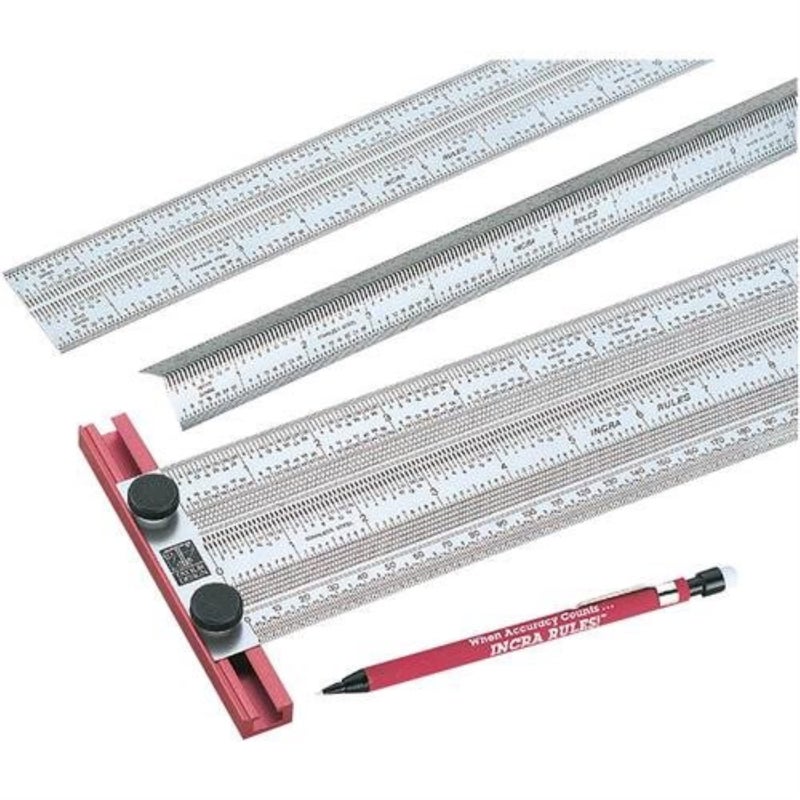 INCRA TDPROTSET12 Pro T-Rule Set 12-Inch