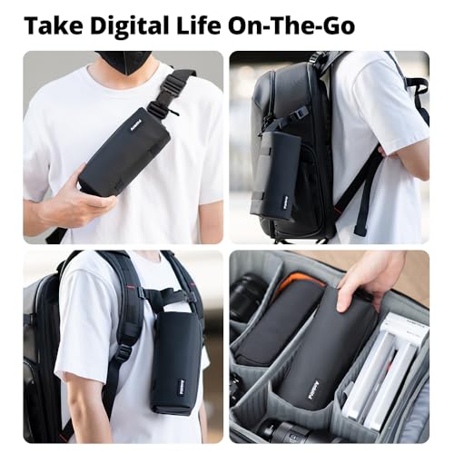 AMBITFUL ZOOM P1 Storage Case, Carrying Bag for DJI OSMO Pocket 3, OSMO 360,Large Capacity Portable Multi-Function Gadget Pouch, Multi-Layer Waterproof Travel Case - Image 2
