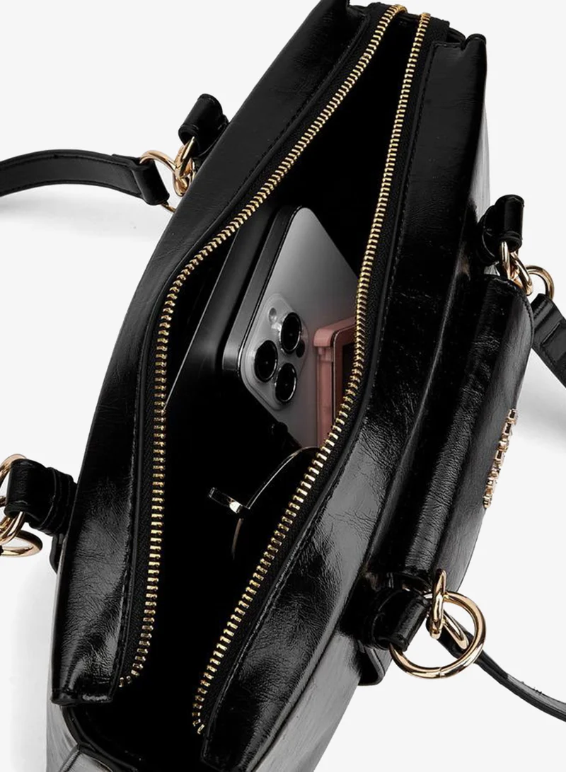 Celeste BLACK Shoulder Bag With Double Handle for Women | Best Price UAE