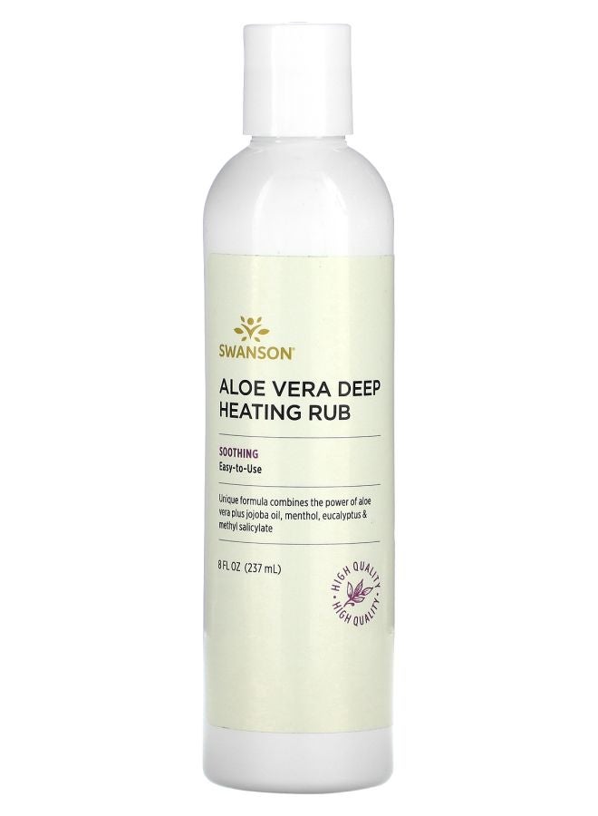 SWANSON Aloe Vera Deep Heating Rub 8 fl oz (237 ml)
