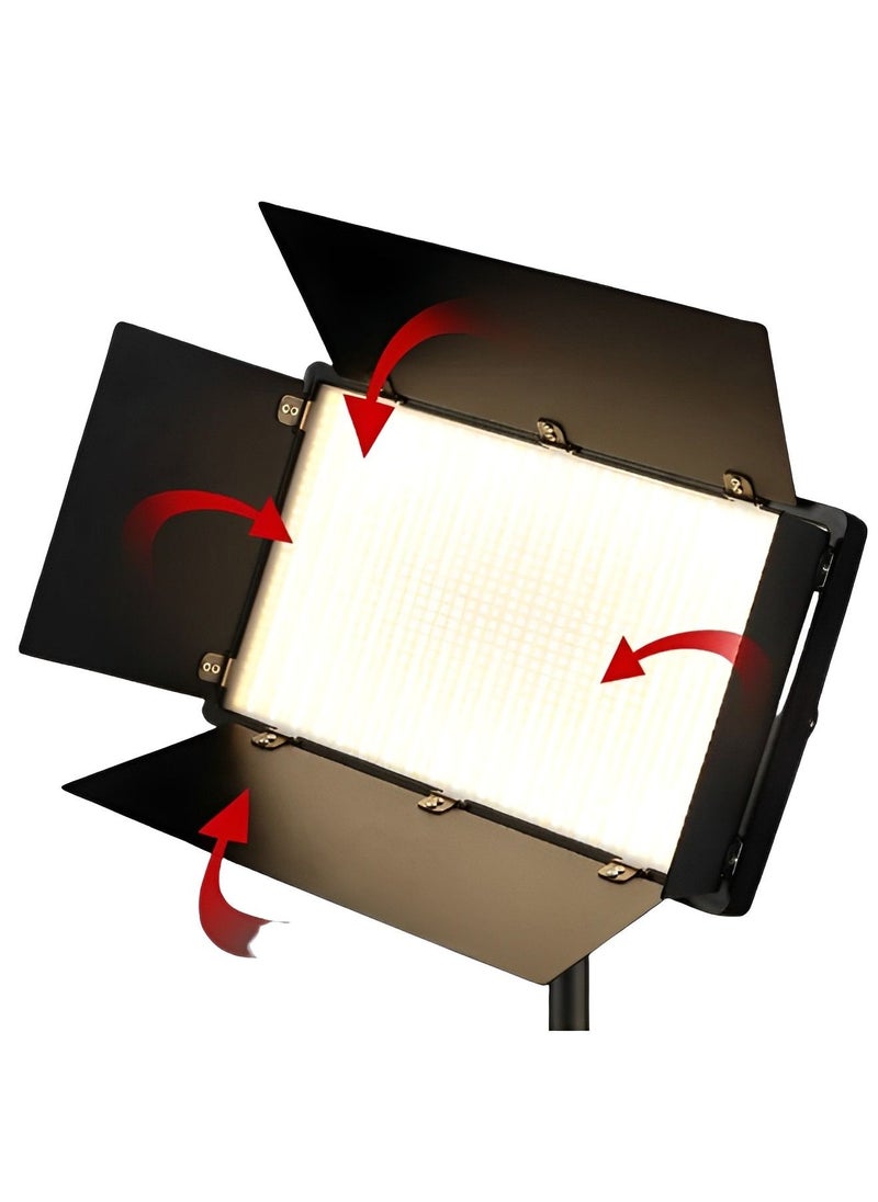 Generic - led panel lights, Professional Photo & Video LED Light Kit Pro Led 800 Dual Power Supply, Adjustable Brightness & Color 3200-6500k, led light panel Best For Shooting - Image 1