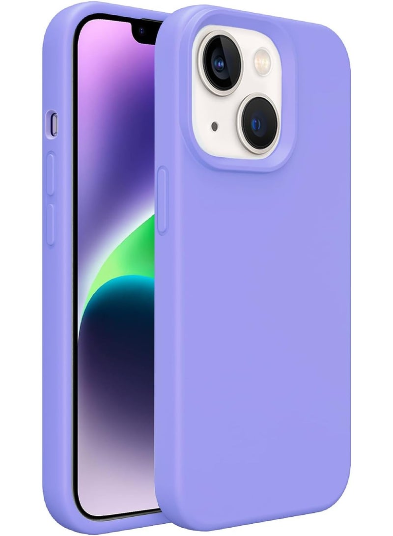 ACLIX Premium Liquid Silicone Case for iPhone 15 Slim Fit, Soft Touch with Microfiber Lining & Enhanced Camera Protection - Durable & Anti-Fingerprint | Light Purple - Image 1