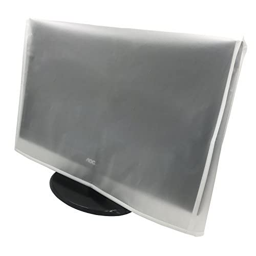 SZBRO Monitor Dust Cover, LCD/LED HD Antistatic Vinyl Flat-Screen Computer Monitor Water Proof Protective Case Compatible with 24" iMac Desktop and Accessories(24W x18H x3D) - Image 2