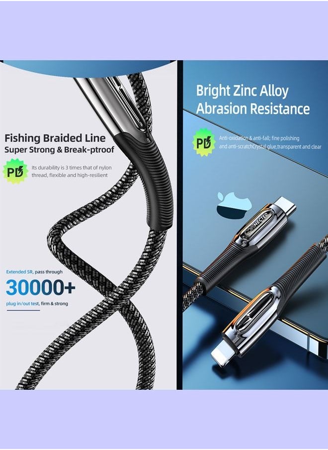 Connected Boldy-Cl Charging Cable USB-C to Lightning 20W PD 1.2m