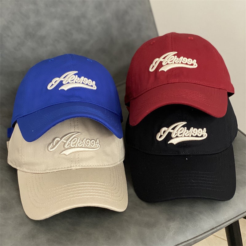 Embroidered Cap Unisex American  Soft Top Sun Protection Hat Cotton - Image 3
