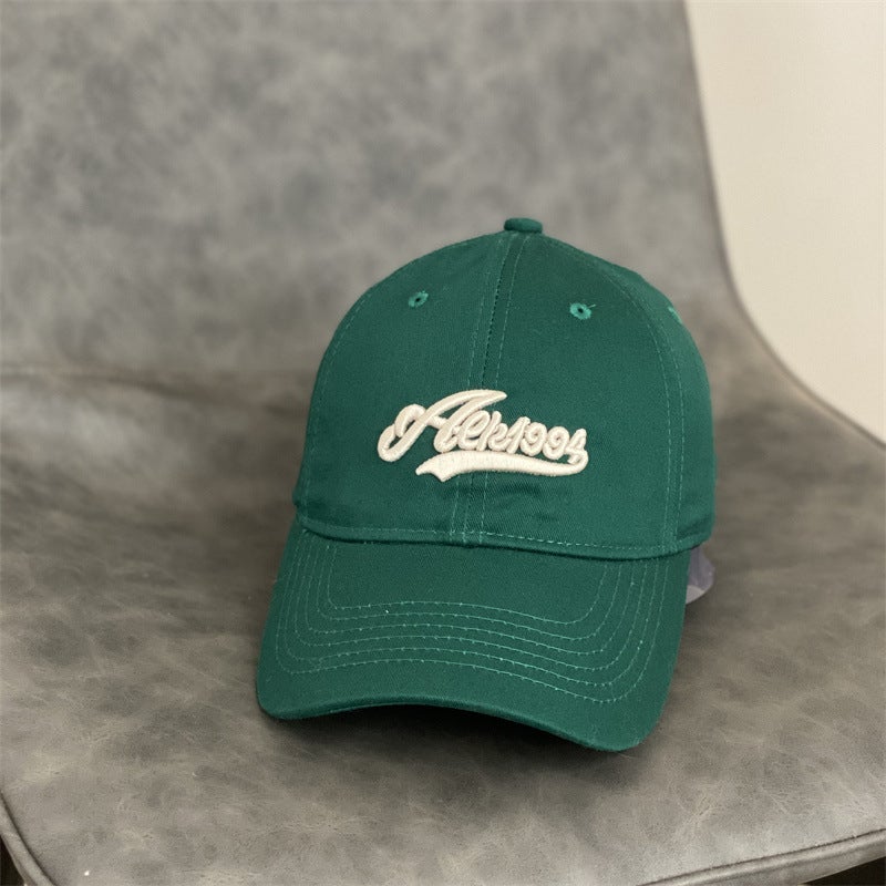 Embroidered Cap Unisex American  Soft Top Sun Protection Hat Cotton - Image 1