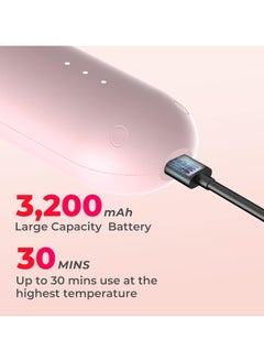 TYMO TYMO Porta Cordless Hair Straightener Brush, Pink Color  - Image 3