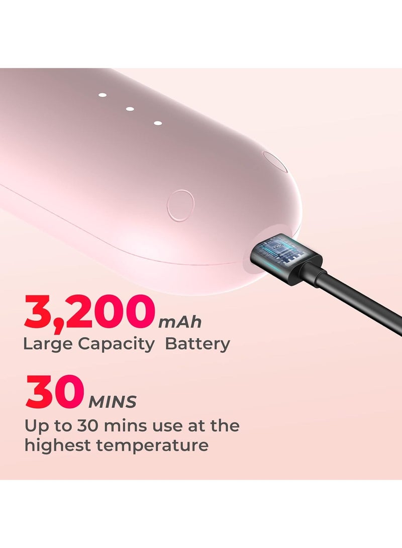 TYMO TYMO Porta Cordless Hair Straightener Brush, Pink Color  - Image 3
