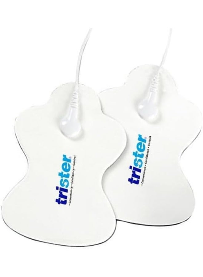 trister Electrode Pads (TS‑715EP) - 5 Pairs Self‑Adhesive Gel Pads, Compatible with TENS & EMS Devices, Up to 50 Uses Each, Skin‑Friendly, No Sticky Residue Removal - Image 2