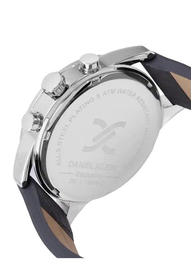 دانيل كلاين ساعة يد كرونوغراف من الجلد DK.1.13546-5 - Image 2