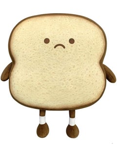Bukela Toast Bread Pillow Funny Food Plush Toy Pillows Small Cute Stuffed Plush Toast Sofa Pillow (Toast ​​Bread, Brown)  - Image 1