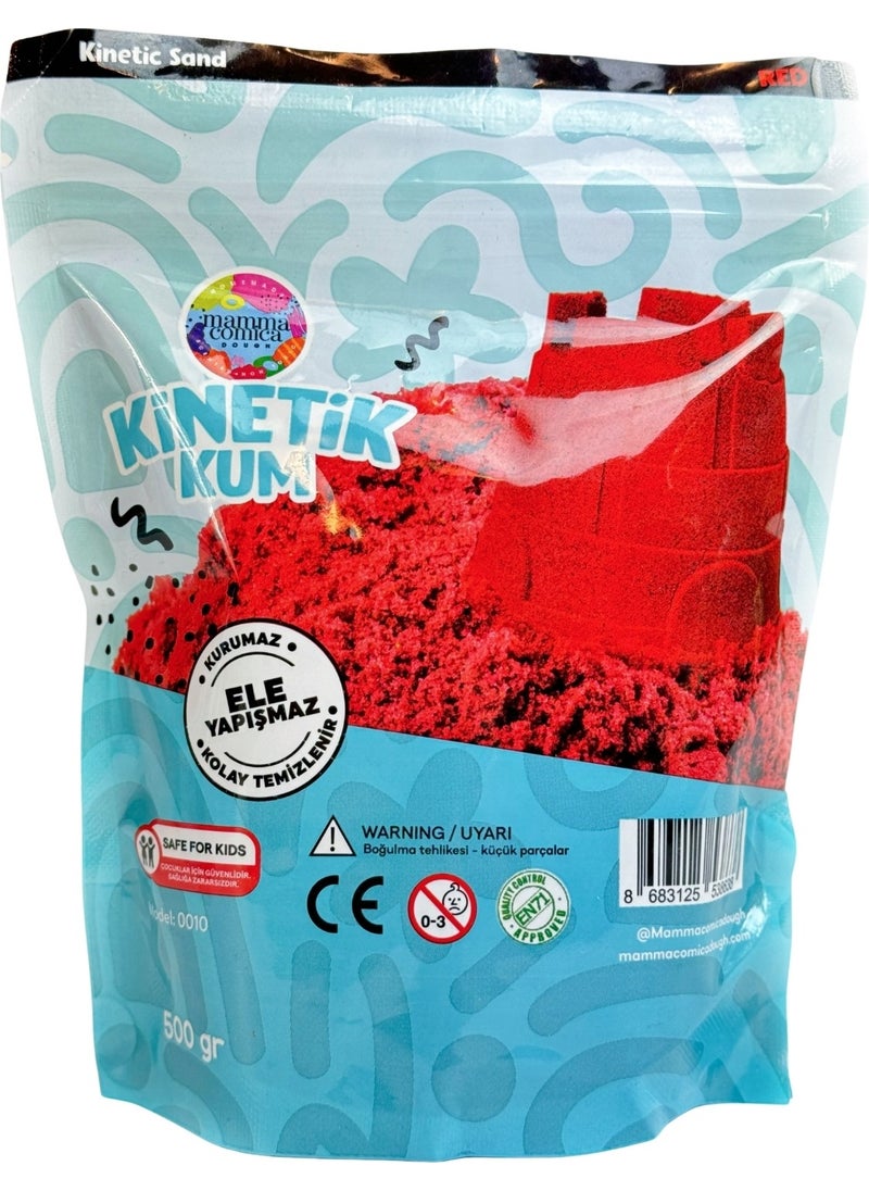 Mammacomica Dough - Red Kinetic Sand - 500 gr - Image 1