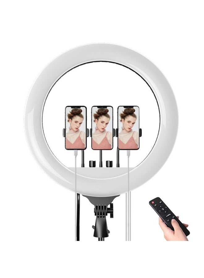 MUNTAQI Soft Ring Light – 18-Inch LED Ring Light with Stand & Phone Holder, Dimmable Beauty Light for Photography, Makeup, TikTok, YouTube, Live Streaming & Video Recording - Image 5