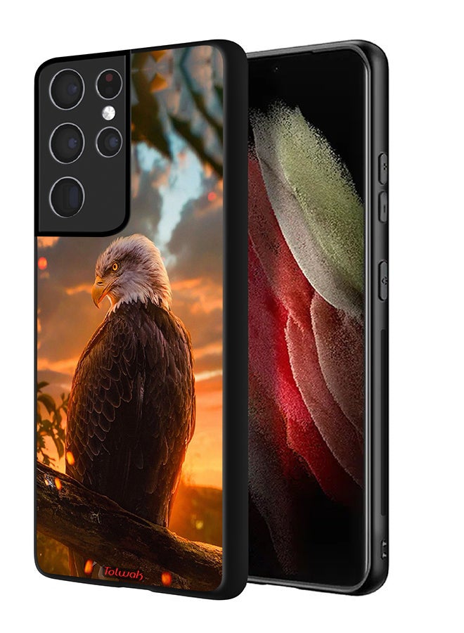Tolwak Samsung Galaxy S21 Ultra 5G Protective Case Cover Eagle - Image 1